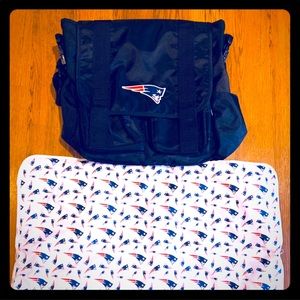 New England Patriots Diaper Bag, Like New!